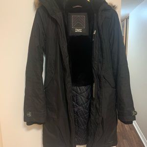 Aritzia TNA Long Aspen Black Jacket